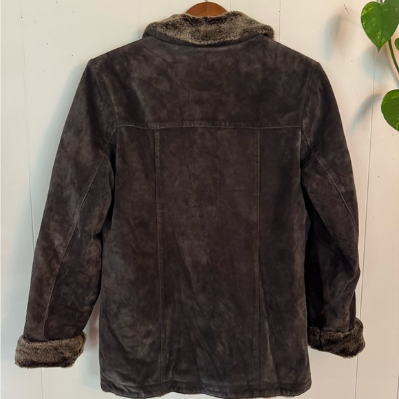 Eddie Bauer Brown Teddy Jacket - Picture 2 of 3